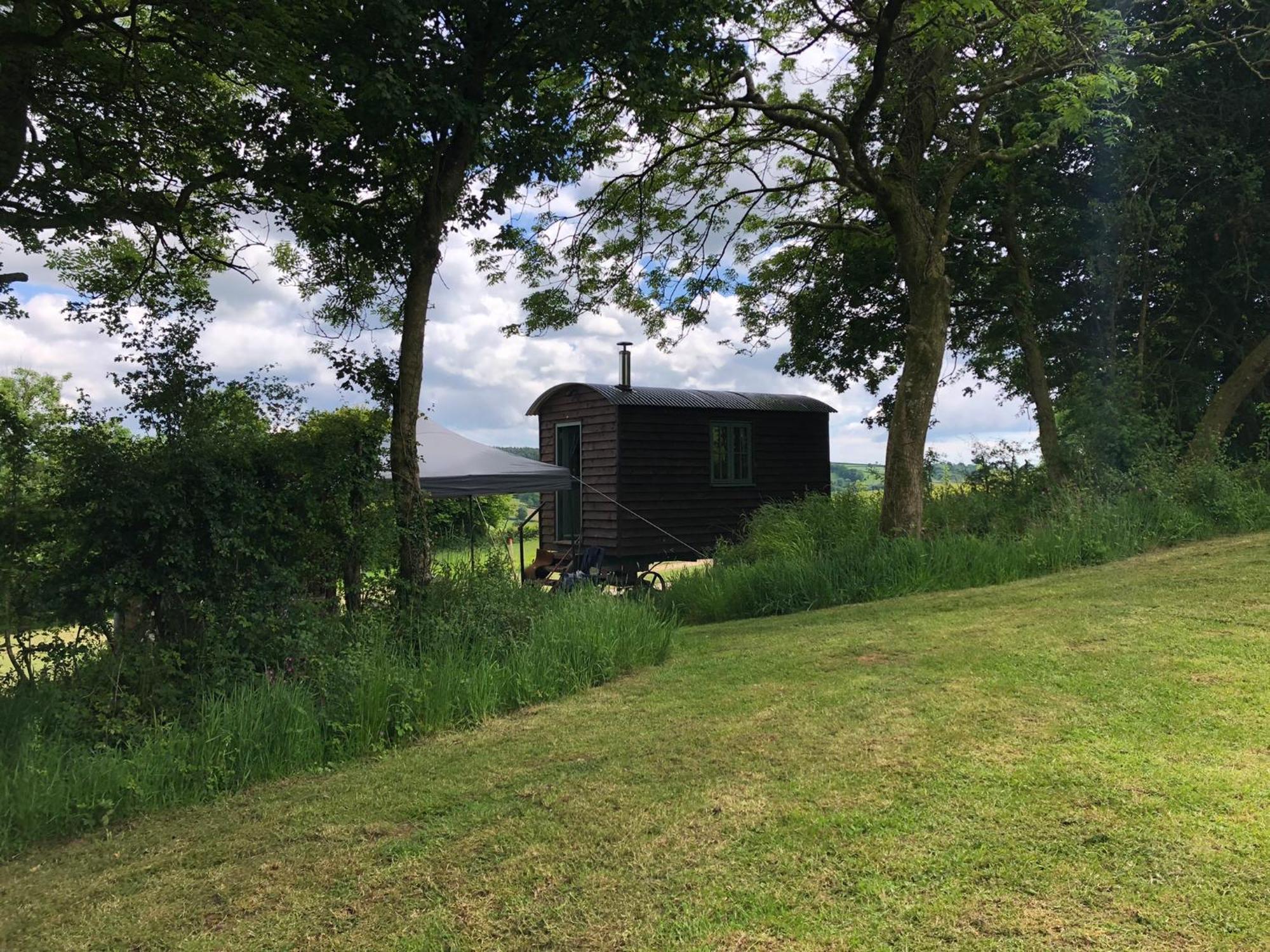 The Shepherds Hut At The Shippen, Tiphayes Honiton Exterior foto